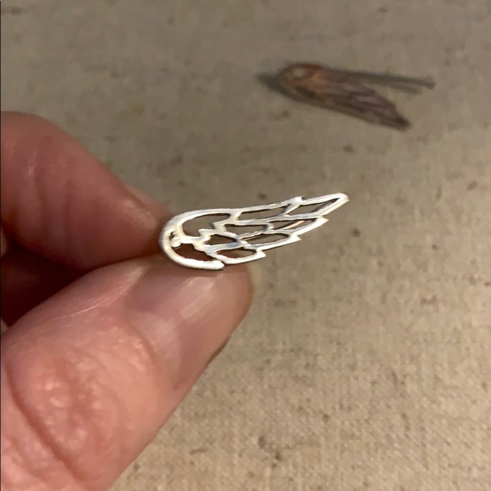 Sterling Silver Angel Wing Ear Climbers